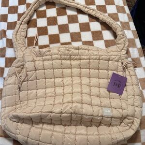 Iris & Rainbow Dreamy Puff Tote